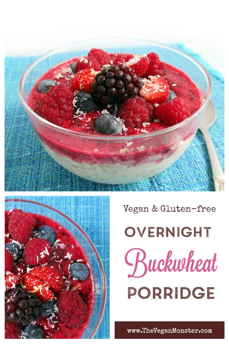 Overnight Buckwheat Cereal Vegan Gluten Free The Vegan Monster
