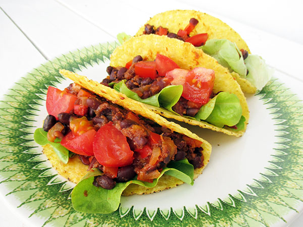 Fruchtig Scharfe Bohnen Taco Füllung (Vegan, Glutenfrei) | Das Vegan ...
