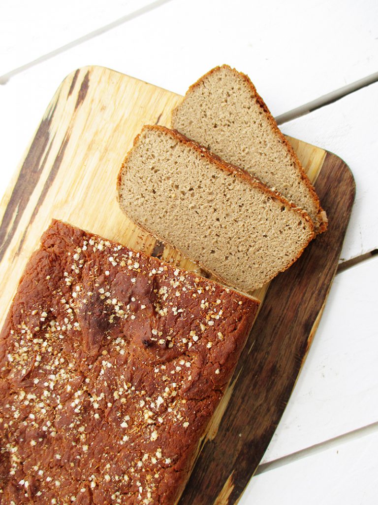 Einfaches Buchweizen Brot (Vegan, Glutenfrei) | Das Vegan Monster